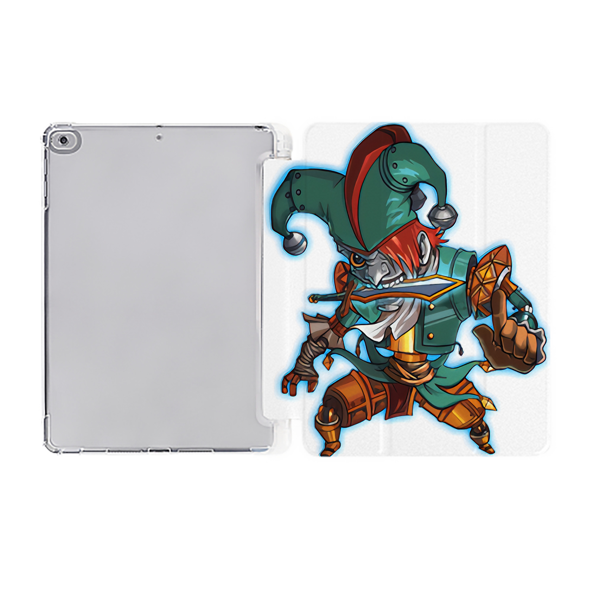 （画像用） リーグ・オブ・レジェンド League of Legends LOL IPad ケース ペン収納付き 三つ折りスタンド PUレザー×シリコン 対応機種9.5/10.5/10.9インチ
